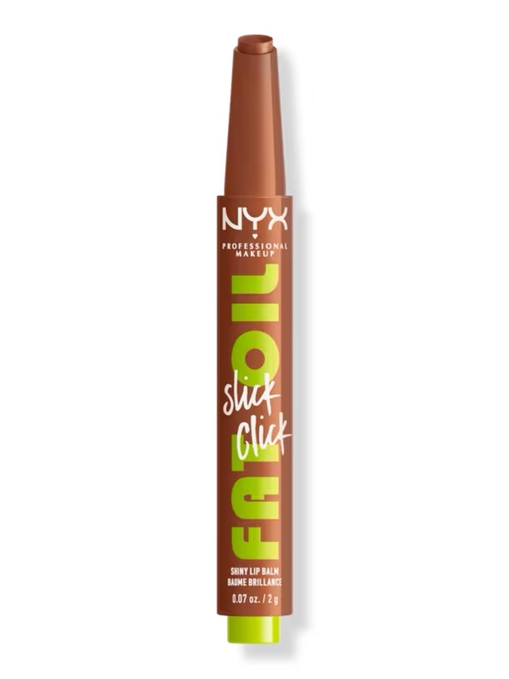 🔥 2/20: NYX Fat Oil Slick Click Shiny Lip Balm - #06 Hits Different - Picture 3 of 3